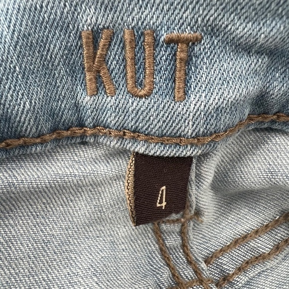 Kut from the Kloth Toothpick Skinny Ripped Jeans Size 4 Women's - Picture 2 of 7